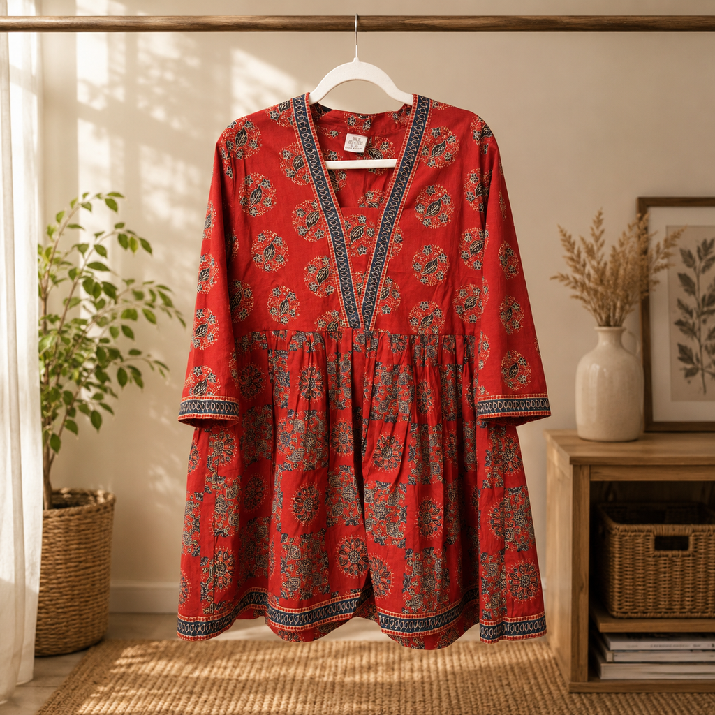 Meher Ajrakh Cotton Co-ord Set