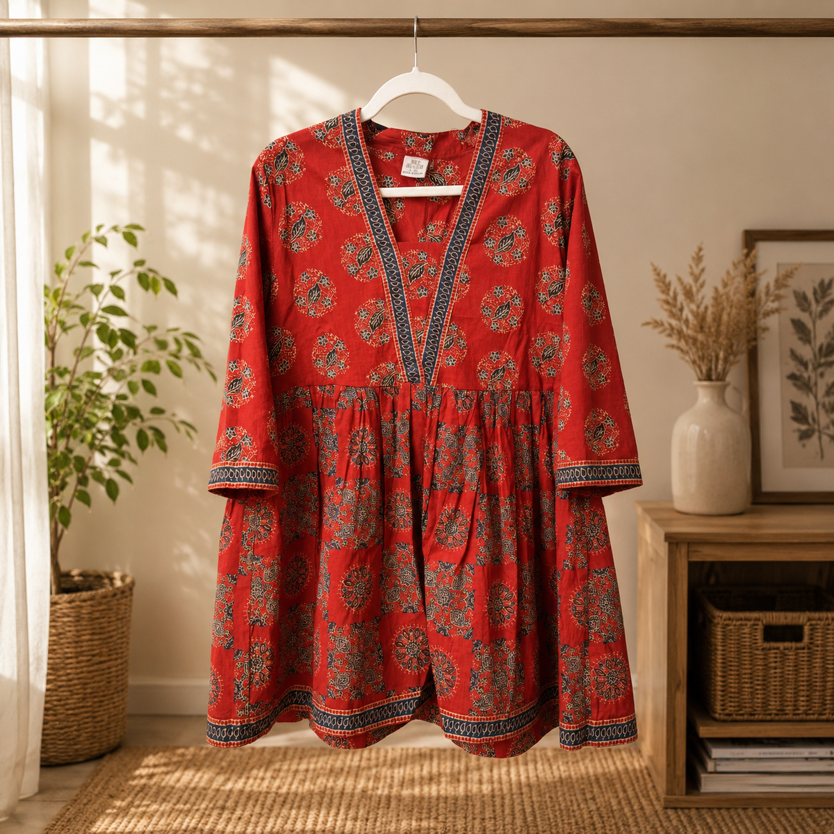 Meher Ajrakh Cotton Co-ord Set