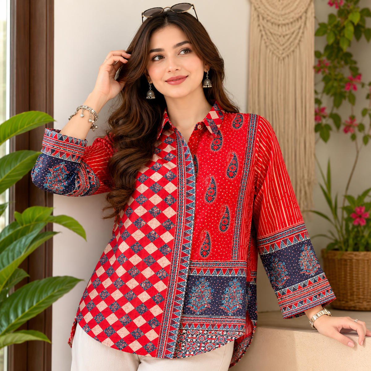Mull Cotton relaxed shirt