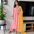 Sunshine Bloom Cotton Suit Set