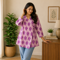 Gulnaar Jaipuri Cotton Short Kurti