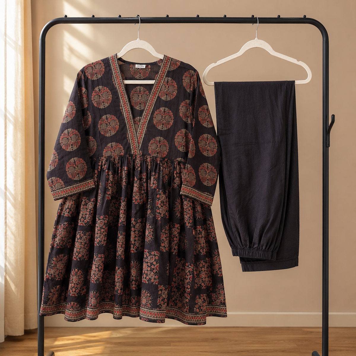 Meher Ajrakh Cotton Co-ord Set