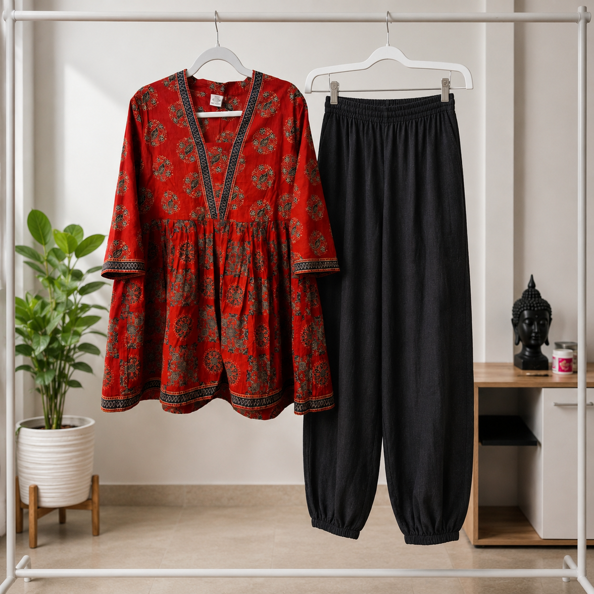 Meher Ajrakh Cotton Co-ord Set
