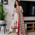 Heritage Floral pure Cotton Suit Set