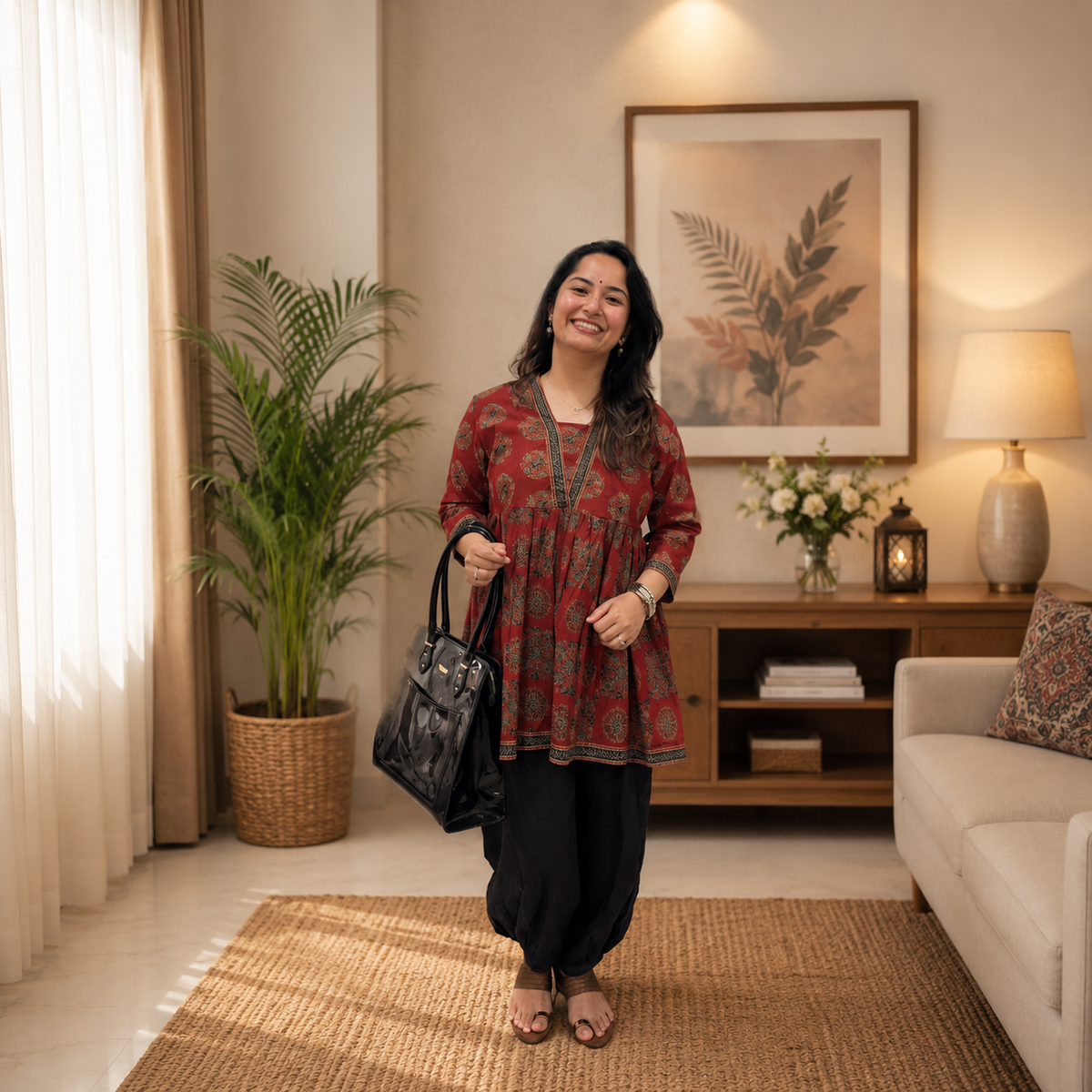 Meher Ajrakh Cotton Co-ord Set